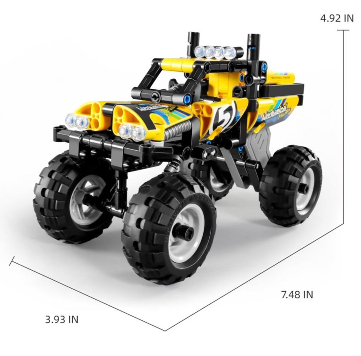 iMMaster Todoterreno 4x4 amarillo - 199 pzas.