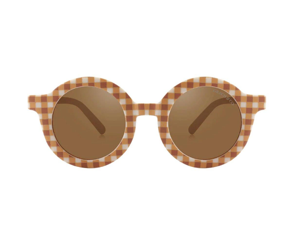 Gafas de Sol Infantil Polarizadas Round Sienna Gingham (18m-8años)