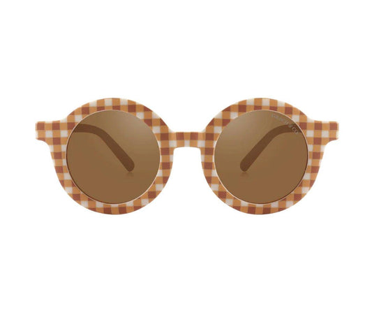 Gafas de Sol Infantil Polarizadas Round Sienna Gingham (18m-8años)