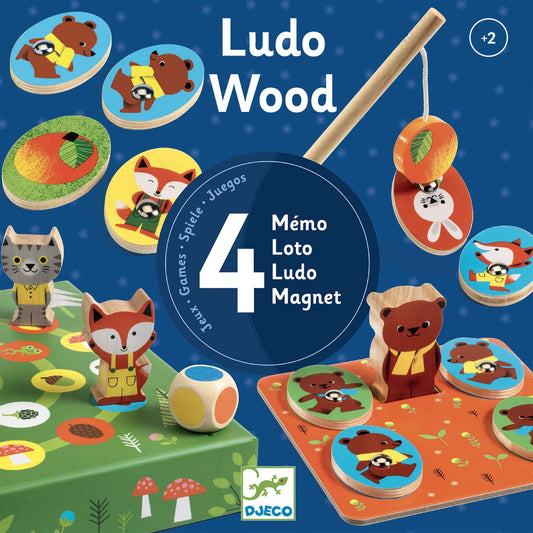 Juego educativo Ludo Wood