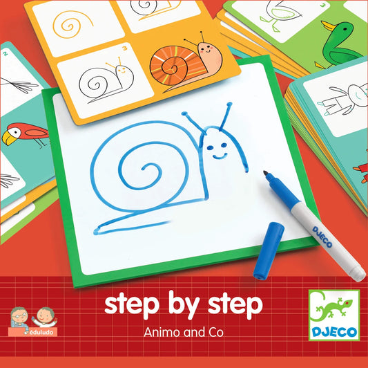 Eduludo Step by step-Animals and Co